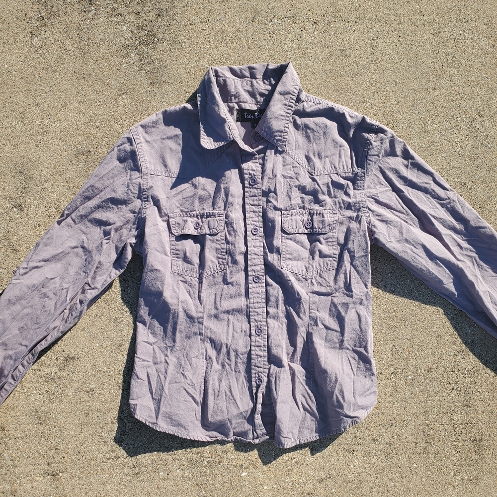 Tres Bien Button Down Top sz Medium